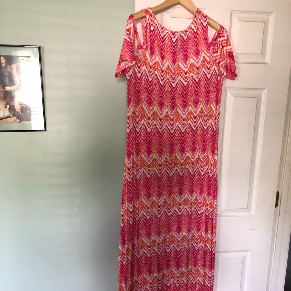Cold shoulder dress